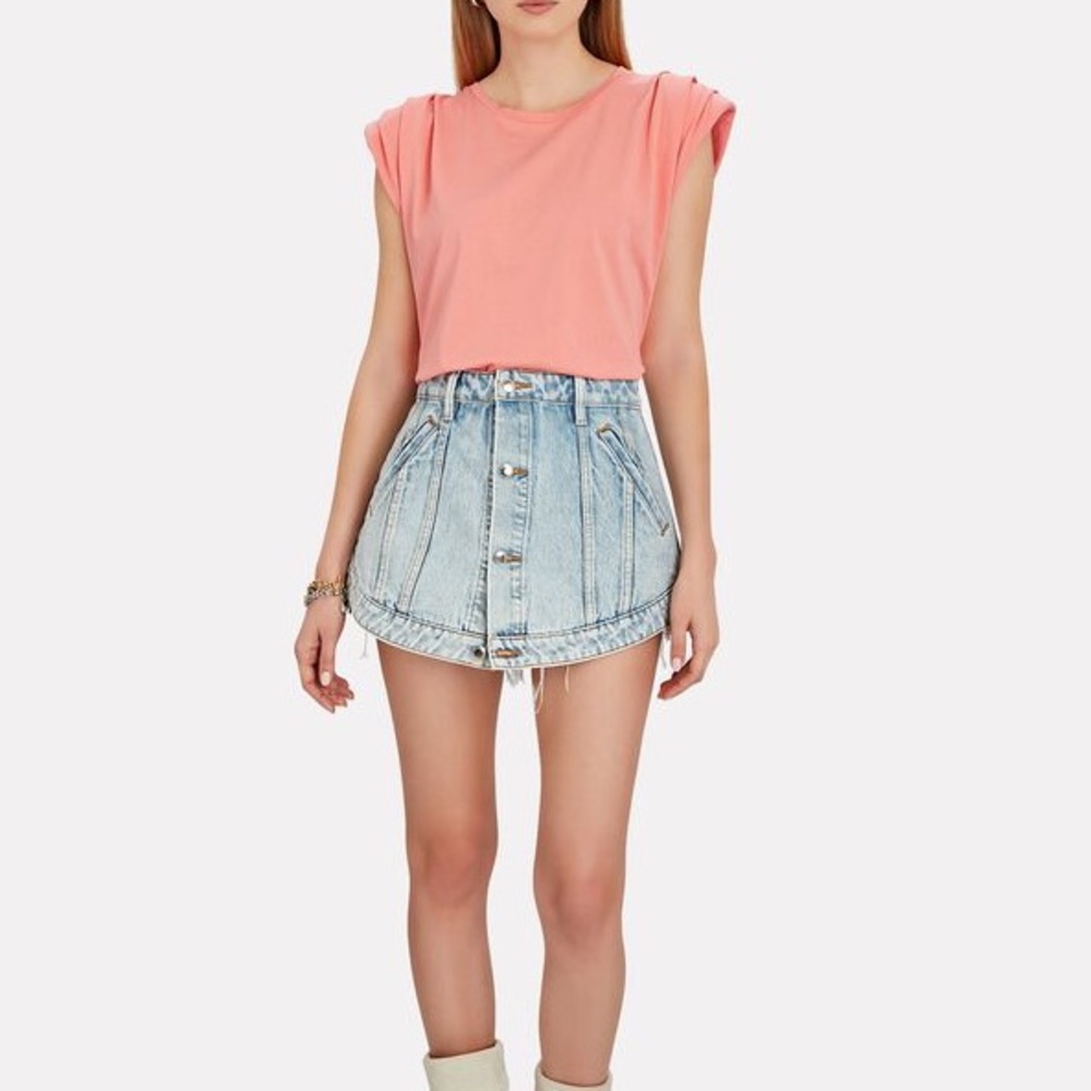 ST. ROCHE Echo Padded Shoulder Tank Top